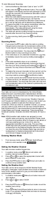 Preview for 9 page of Motorola TALKABOUT T6XX Series User Manual