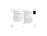 Предварительный просмотр 5 страницы Motorola Talkabout T82C Owner'S Manual