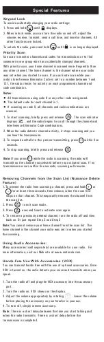 Предварительный просмотр 9 страницы Motorola TALKABOUT T8500 Series User Manual