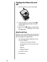 Предварительный просмотр 24 страницы Motorola Timeport P8190 Manual