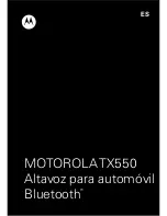 Preview for 31 page of Motorola TX550 User Manual