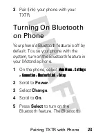 Preview for 25 page of Motorola TXTR x5 User Manual