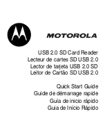 Motorola USB 2.0 SD Quick Start Manual preview