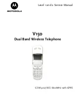 Preview for 1 page of Motorola V150 Service Manual