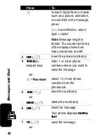 Preview for 42 page of Motorola V171 Owner'S Manual