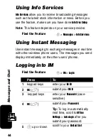 Preview for 46 page of Motorola V171 Owner'S Manual