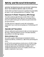 Preview for 100 page of Motorola V171 Owner'S Manual