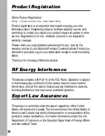 Preview for 116 page of Motorola V171 Owner'S Manual