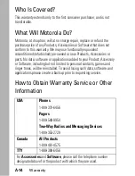 Preview for 70 page of Motorola V176 Owner'S Manual