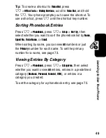 Preview for 51 page of Motorola V180 Manual