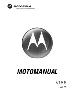Preview for 1 page of Motorola V186 Owner'S Manual