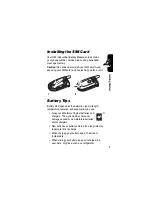 Предварительный просмотр 9 страницы Motorola V188 Owner'S Manual