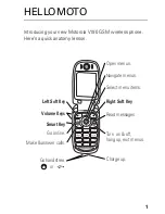 Preview for 3 page of Motorola V190 User Manual