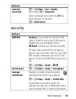 Preview for 65 page of Motorola V190 User Manual