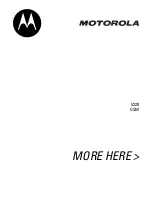 Предварительный просмотр 1 страницы Motorola V220 GSM Manual