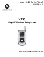 Motorola V235 Service Manual preview