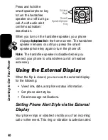 Preview for 42 page of Motorola V260 Owner'S Manual