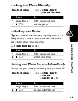 Preview for 45 page of Motorola V260 Owner'S Manual