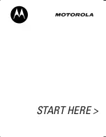 Preview for 1 page of Motorola V290 Start Here Manual