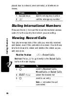 Preview for 48 page of Motorola V290 Start Here Manual