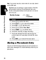 Preview for 76 page of Motorola V290 Start Here Manual