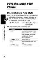 Preview for 82 page of Motorola V290 Start Here Manual