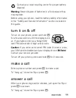 Preview for 13 page of Motorola V360 User Manual