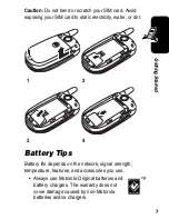 Предварительный просмотр 9 страницы Motorola V540 Owner'S Manual