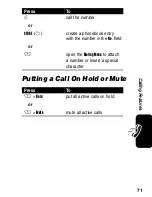 Preview for 73 page of Motorola V550 User Manual