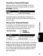 Preview for 77 page of Motorola V550 User Manual