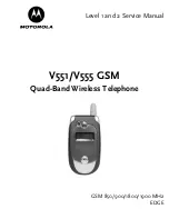 Motorola V551 Service Manual preview