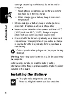 Preview for 10 page of Motorola V551 Start Here Manual