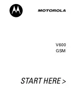 Motorola V600 Manual предпросмотр