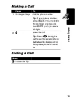 Preview for 19 page of Motorola V60s User Manual