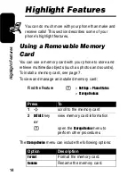 Предварительный просмотр 16 страницы Motorola V635 Owner'S Manual