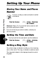 Preview for 50 page of Motorola V65p Start Here Manual