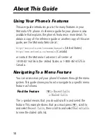 Preview for 10 page of Motorola V70 Owner'S Manual