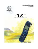 Preview for 1 page of Motorola V8162 Service Manual