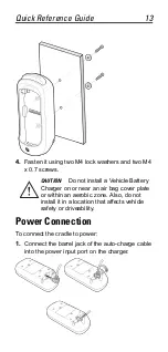 Предварительный просмотр 13 страницы Motorola VBC9500 Quick Reference Manual