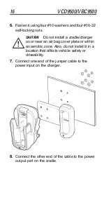 Предварительный просмотр 16 страницы Motorola VBC9500 Quick Reference Manual