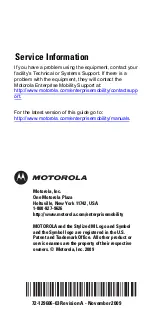 Предварительный просмотр 32 страницы Motorola VBC9500 Quick Reference Manual