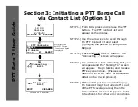 Предварительный просмотр 12 страницы Motorola Verizon PTT Beta 2 User Instructions