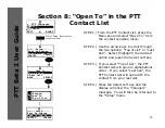 Предварительный просмотр 27 страницы Motorola Verizon PTT Beta 2 User Instructions