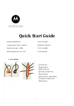 Preview for 1 page of Motorola VERVELOOP2+ Quick Start Manual
