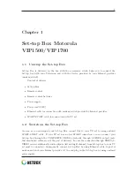 Preview for 4 page of Motorola VIP1500 User Manual
