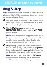 Предварительный просмотр 33 страницы Motorola W396 Getting Started Manual