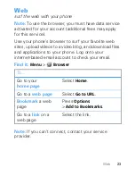 Предварительный просмотр 25 страницы Motorola W418G Getting Started Manual