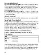 Предварительный просмотр 62 страницы Motorola W418G Getting Started Manual