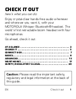 Preview for 2 page of Motorola WHISPER User Manual