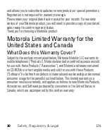 Предварительный просмотр 31 страницы Motorola WHISPER User Manual